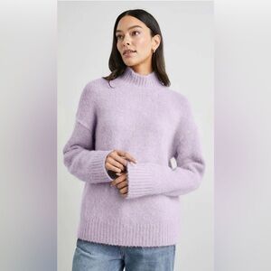 Rails Kacia Alpaca-Blend Sweater in Lilac